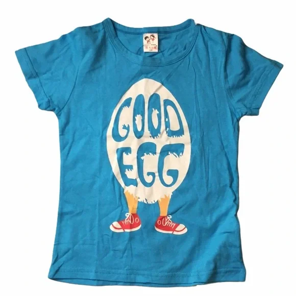 HP🎉 Good Egg Unisex Easter Tee • Boutique • Cute • Blue • Spring • Sneakers • - Picture 5 of 5